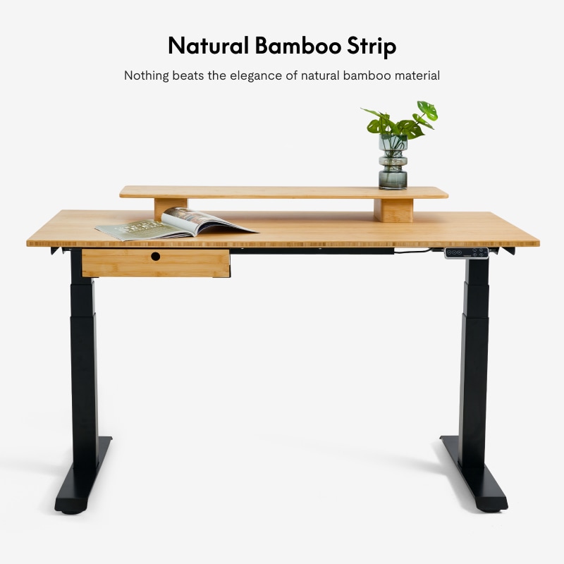 FLEXSPOT 竹　天板 120×60cm Bamboo Standing Desk | FlexiSpot